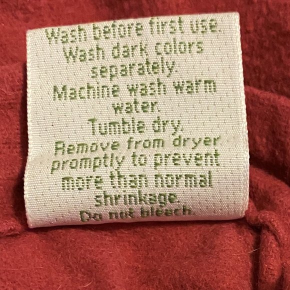 Like-New Soft Flannel Garnet Hill King Size Duvet Cover - Picture 3 of 3